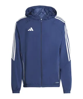 adidas Tiro 24 Windbreaker Kids Blau Weiss