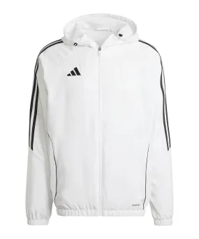 adidas Tiro 24 Windbreaker Kids Weiss Schwarz