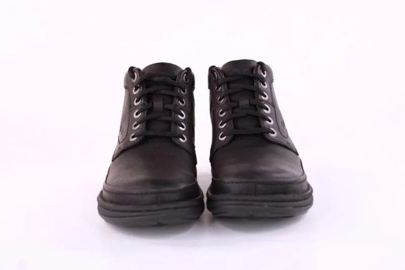Clarks Nature Lite Herren Schnürschuh Schnürboots Leder schwarz S21  26161195