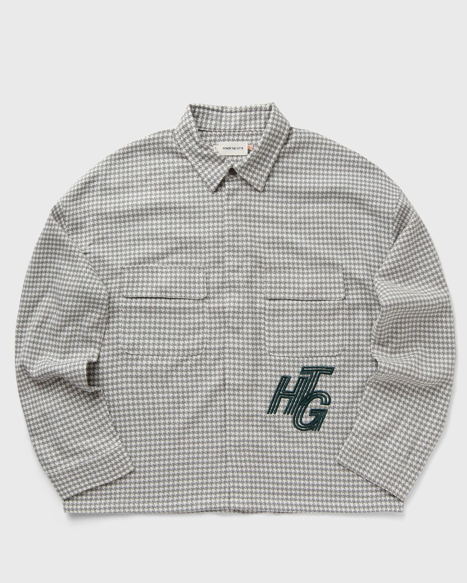 Hemd Honor The Gift Houndstooth Shirt HTG240460-BONE