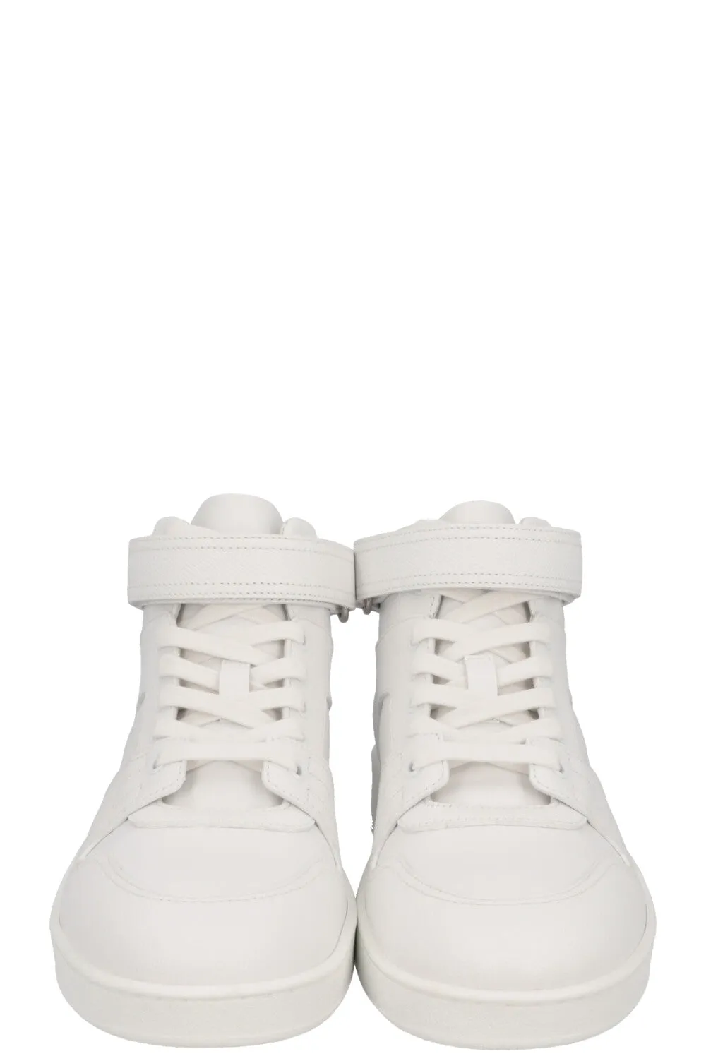 HERMS Freestyle High Top Sneakers White