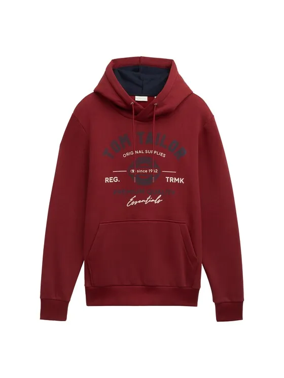 Hoodie Sweatshirt mit Logo-Print