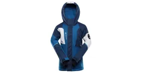 Kinder-Skijacke mit Membran PTX Snow ALPINE PRO DEARO Mykonos Blau Blau 128-134