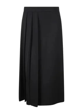   P.A.R.O.S.H.  Liliuxy Midi Skirt Black  Midi-Röcke 