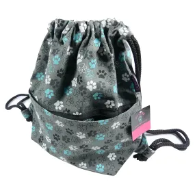Rucksack Turnbeutel Umhngetasche mit Pfotenabdrücke NJ-Peethoo Bag-49
