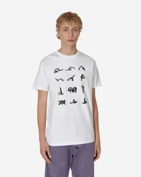 T-shirt 4 WORTH DOING Meditation Flow T-Shirt 4WDF22T3 WHITE